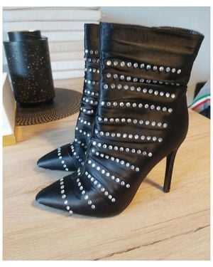 Sans marque Bottines Bottines Stilettos - Noir