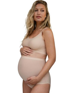 Bye Bra Culottes et boxer grossesse Shorty maternité taille haute Maternity - Marron