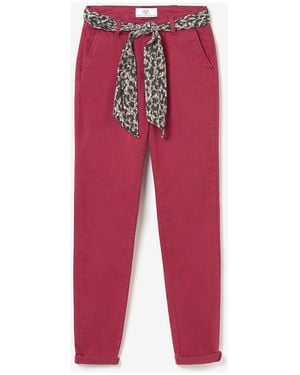 Le Temps Des Cerises Pantalon Pantalon dyli2 rouge framboise