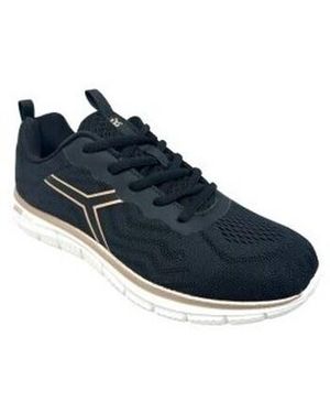 Etika Chaussures 50218 Baskets Sport Femme Noires - Bleu