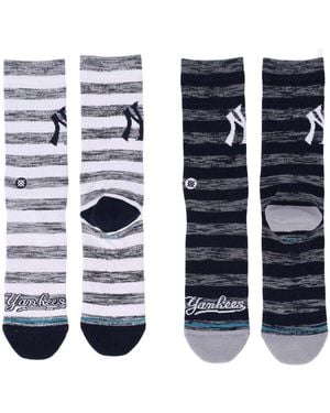 Stance Socquettes Yankees Twist 2 Pack - Bleu