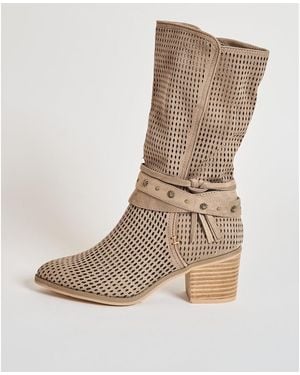 Refresh Bottes à talon Bottes modèle texan - Neutre