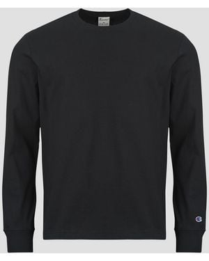 Champion T-Shirt Ls Tee - Noir