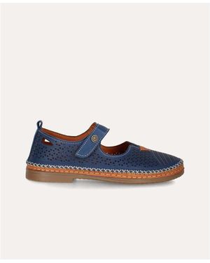 Coco   Abricot Ballerines maffrecourt - Bleu