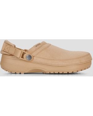 Crocs™ Klompen Classic Crafted Vegan Suede Cg - Naturel