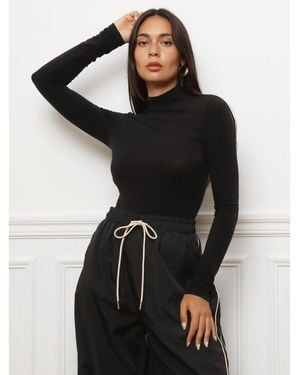 La Modeuse Blouses Tops, T-Shirts Pour Femme - Noir