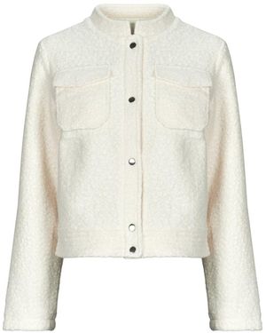 Vero Moda Windjack Vmjossy Ls Boucle Jacket - Wit