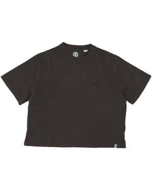 Element T-Shirt W Basic Pigment Tee Off - Noir