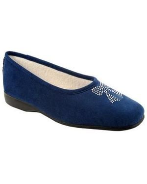 Exquise Chaussons Eval - Bleu