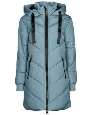 Jdy Donsjas Skylar Padded Hood Jacket Otw - Blauw