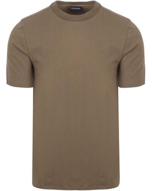 Suitable T-shirt Respect T-shirt Hi Taupe - Vert