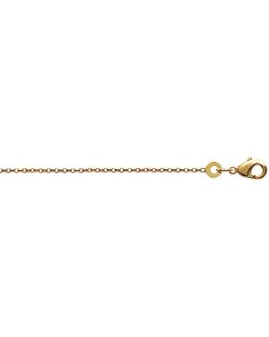 Brillaxis Collier Chaîne Maille Forçat 50 Cm Plaqué Or - Multicolore