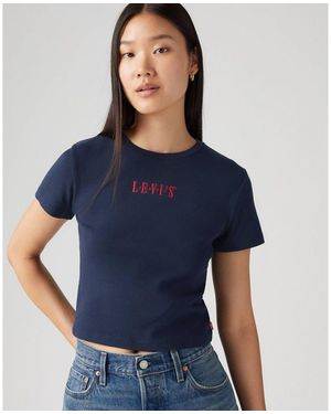 Levi's T-shirt A8798 0045 - SPORTY TEE-NAVY - Bleu