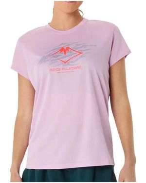 Asics T-shirt Fujitrail - Violet