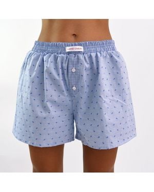 Hand Over Short Box.Borja - Bleu