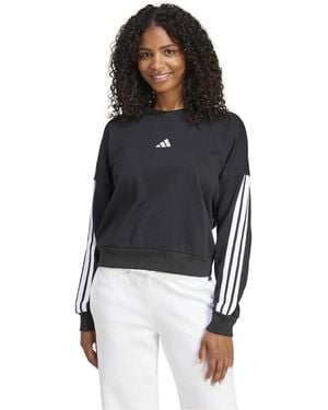 adidas Sweatshirts W 3S FT SWT - Noir