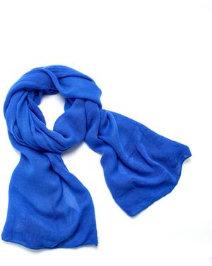 Daxon Echarpe Etole En Maille Douce - Bleu