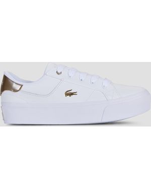 Lacoste Baskets basses ZIANE PLTAFORM - Blanc