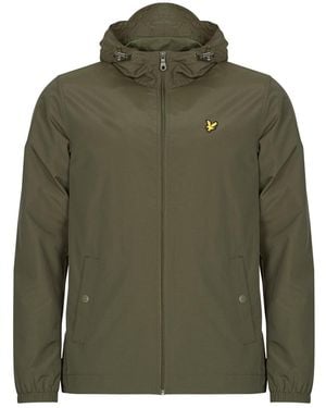 Lyle & Scott Giubbotto Zip Through Hooded Jacket - Verde
