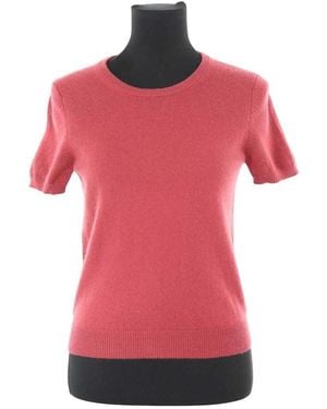 Eric Bompard Pull Pull en cachemire rouge - Rose