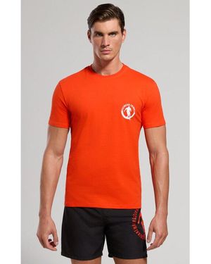 Bikkembergs T-Shirt Korte Mouw Bkk3Mts02 - Oranje