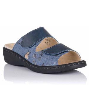 Doctor Cutillas Mules Sandale À Talon Compensé - Bleu