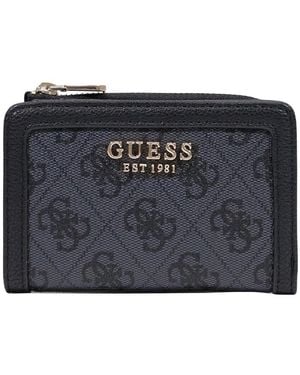 Guess Portefeuille COLEEN LOGO SML ZIP SWSG97 49156 - Bleu