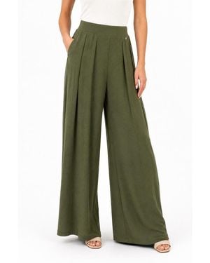 Dixie Pantalons large P845A203 - Vert