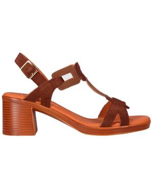 CHIKA10 Sandales à talon NEW GOTICA 13 - Marron