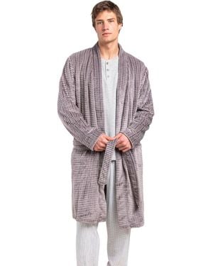 Admas Gilet Robe De Chambre Heritage - Gris