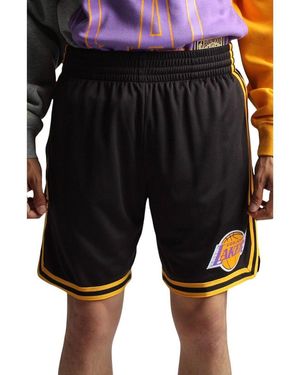 Mitchell & Ness Short Short en maille logo Los Angeles Lakers - Noir