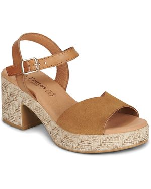 Eva Frutos Keilabsatzsandalen 6737 - Braun
