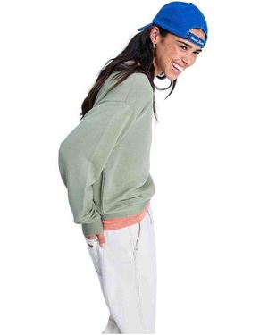 Roxy Sweat-shirt SURFING BY MOON (GLD0) - Vert