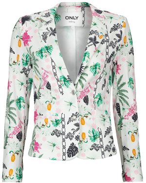 ONLY Giacca Onlpoptrash L/S Aop Blazer - Verde