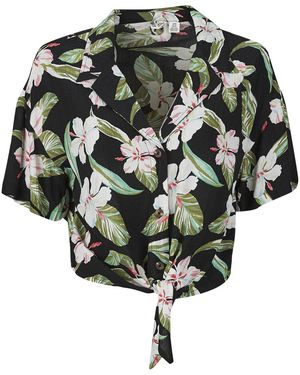 Roxy Blusen Salty Sweet Printed - Grün