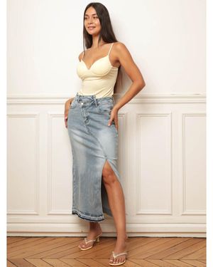 La Modeuse Jupes Jupes Pour Femme - Bleu