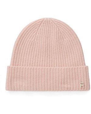 Tommy Hilfiger Bonnet Cashmere - Rose