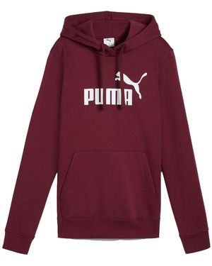 PUMA Sweater Ess No. 1 Logo Hoodie Fl (S) - Rood
