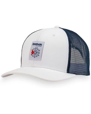 Reebok Casquette Casquette Trucker avec filet et patch Vector Cap - Bleu