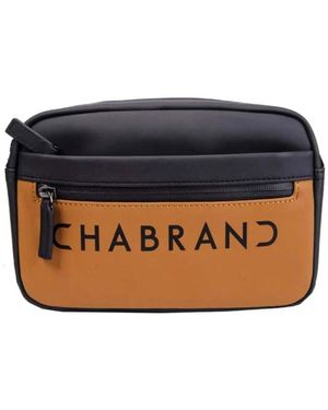 Chabrand Pochette Sacoche Zippée Touch Bis 17242104 Noir/Camel - Bleu