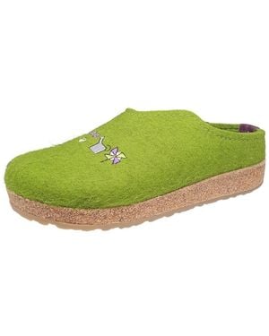 Haflinger Chaussons - Vert