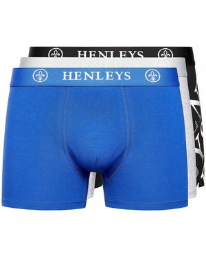 Henleys Boxers Henline - Bleu