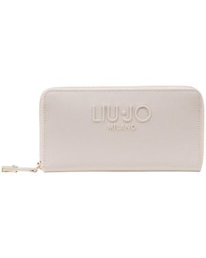 Liu Jo Portefeuille ECS XL ZIP AROUND AF5170 E0087 - Neutre