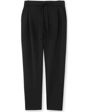 Daxon Pantalon by - Pantalon maille longueur cheville - Noir