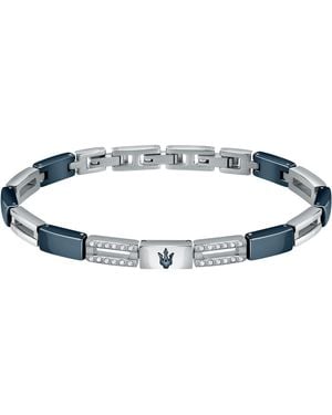Maserati Bracelets Bracelet en acier et céramique - Bleu