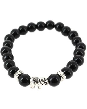 Clj Charles Le Jeune Bracelets Bracelet Pierres éléphant - Noir
