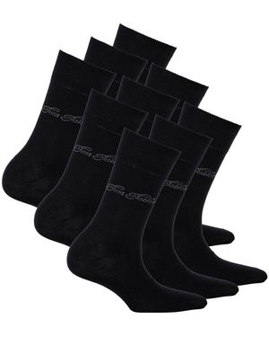Tom Tailor Chaussettes Chaussettes Paquet de 9 - Noir
