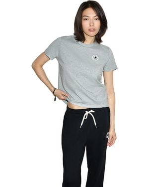 Converse T-Shirt Chuck Patch Tee Ombre - Gris