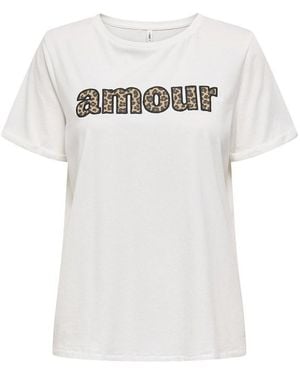 ONLY T-shirt 186747VTAH25 - Blanc