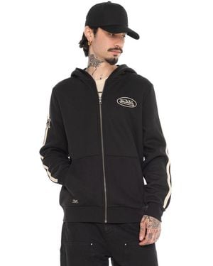 Von Dutch Sweat-Shirt Sweat À Capuche En Molleton Avec Broderie Izan - Noir